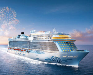 Aroya Cruise with fireworks